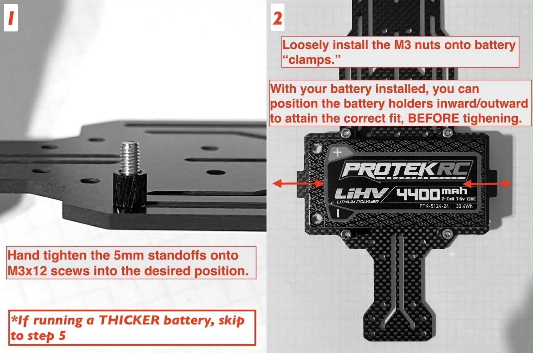 CarbonFury RC Yokomo SD 3.0 battery holder | Eighty8 RC Drift shop