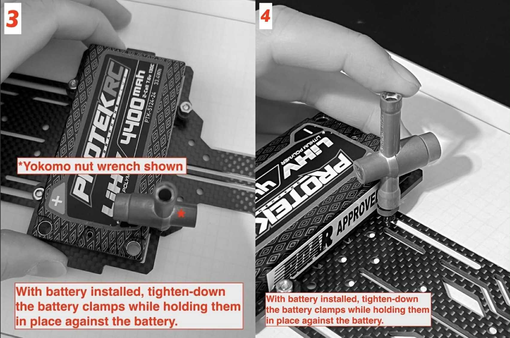 CarbonFury RC Yokomo SD 3.0 battery holder | Eighty8 RC Drift shop